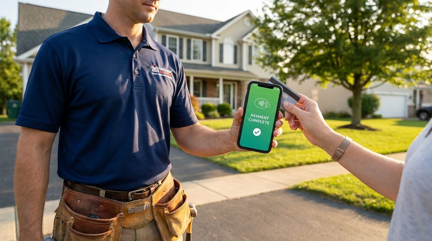 ServiceMinder payment screen